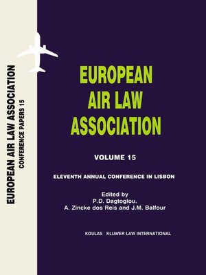 cover image of European Air Law Association Volume 15